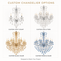 Magnifique lustre en cristal pour salle à manger, lampe en cristal pour mariage, éclairage suspendu de luxe pour villa, escalier et hall