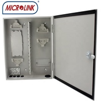 Armoire extérieure en fibre optique IP65 24/36/48/72 voies, boîtier de distribution FTTH mural en fer pour connexion croisée ODF