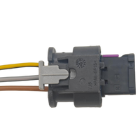 Connecteur de prise de capteur de stationnement à 3 broches 4F0973703 adapté aux modèles Audi VW Seat Skoda 2005-2018 | Remplacement OE 4F-097-3703
