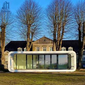 Cápsula Hotel Cabaña Apple: <span class=keywords><strong>Suite</strong></span> Prefabricada <span class=keywords><strong>de</strong></span> Alta Gama <span class=keywords><strong>de</strong></span> Cuarenta Pies con Techo Panorámico, Inversión Airbnb Llave en Mano, Bajo Mantenimiento, Alto Rendimiento - Product Image 1