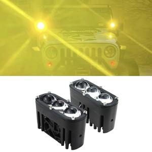 Par de cubiertas universales para luces antiniebla de coche, foco de alta potencia de 120W, luz antiniebla para motocicleta, kit de carrocería para todos los modelos, accesorios para coche - Product Image 1