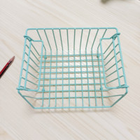 Organisateur de bureau empilable, meilleur panier de rangement en fil métallique à suspendre sous l'étagère, panier suspendu empilable, rangement de bureau