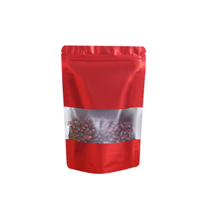 100 pz/<span class=keywords><strong>pacco</strong></span> con chiusura a chiusura lampo in plastica laminata di alluminio colorato stampato in alluminio borsa Stand up Pouch per cibo Tea Coffee Nut Packaging - Product Image 6