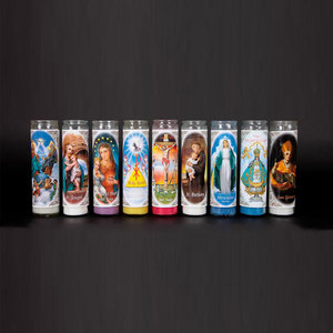 Candele di preghiera religiose di 7 giorni dei santi assortiti della serie del tempio - Product Image 3