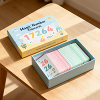 Juego de Tarjetas de Papel para el Desarrollo Cognitivo del Bebé - Educación Temprana con Tarjetas de Animales/Números