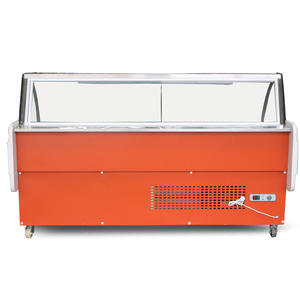 ตู้แช่เนื้อแบบอุณหภูมิเดียวสำหรับซูเปอร์มาร์เก็ตตู้แช่ประตูกระจกสำหรับเนื้อสดไฟ LED สำหรับใช้ในตู้เย็น - Product Image 5