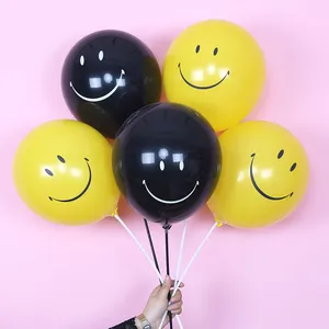 Globo de látex para fiesta de boda, globos de látex con sonrisa personalizada, 12 pulgadas, 2,8g, sonrisa, para decoración de fiesta