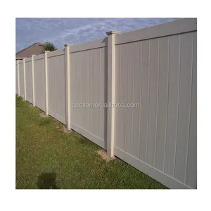 Уличный белый коричневый решетчатый верхний виниловый забор, безопасный для двора, ребенка