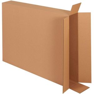 Impression numérique gratuite 3.5 $-7 Boîtes de déménagement à chargement latéral pour grandes images et miroirs du sol au plafond Grandes boîtes en carton ondulé - Product Image 1