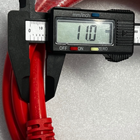 Cordon d'alimentation rouge 12AWG, 20A, 250V, IEC60320-C19 vers IEC60320-C20, SJT, noir, 6 pieds