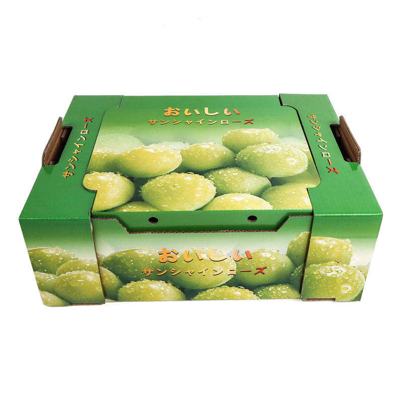 Multi Sizes Cardboard Corrugated Sweet Paper Fruit Special Hard Box Food Banana Carton Box Package With Window