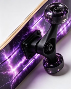 New Luxury Purple LED Light Up Skateboard - Product Image 5