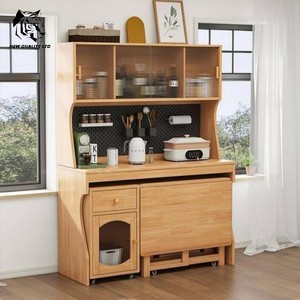 Venta directa de fábrica, precio bajo, logotipo personalizado, gran stock, ecológico, nuevo diseño, muebles de comedor de madera, aparador de madera. - Product Image 4