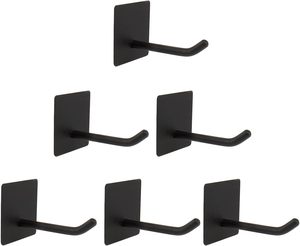 Heavy Duty Eco-Friendly Reusable 4.5x4.5x9CM Stainless Steel Self-Adhesive <b>Hooks</b> Wall Adhesive Hangers for Kitchen Household Use - Product Image 1