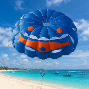 Tente parachute colorée 'AMOS' imprimée 2x3m en tissu nylon imperméable >3000mm, design pliable, utilisation quatre saisons, cadre en aluminium - Product Image 3