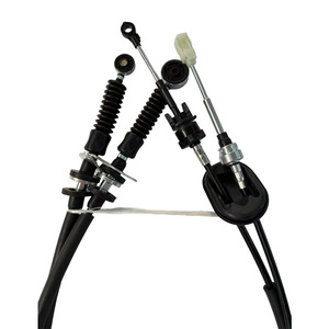 Honda Accord Manual Shift Cable 5-6 <b>Speed</b> 2003-2007 Rubber Jacket Steel Core Black <b>Control</b> Cable - Product Image 2