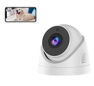Mini Cámara WiFi HD de 1080P, visión nocturna inalámbrica, seguridad para el hogar inteligente para interiores, CCTV, cámara IP, domo, montaje en pared para techo, cámara para niños - Product Image 1