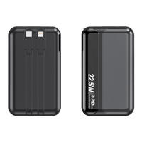 Mini batterie externe 20000 mAh sans fil (boîtier + carte mère) – Taille optionnelle – Vente en gros – Alimentation portable