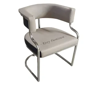 परीक्षा विशेष डिजाइन बैठने की कुर्सी आरामदायक कुशन उच्च लोहे की जिल्डेड पैर जीवन का आनंद लेने के लिए बार के लिए मजबूत आधार