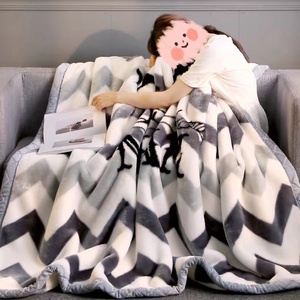 Chăn nỉ Raschel cao cấp 100% <span class=keywords><strong>polyester</strong></span>, mềm mại, dành cho giường đôi, mùa đông, đặt may số lượng lớn - Product Image 2