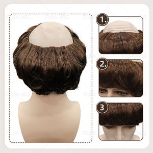 Perruque de costume d'acteur méditerranéen pour adultes, accessoire de fête à thème d'Halloween, vente chaude de Fujia - Product Image 4