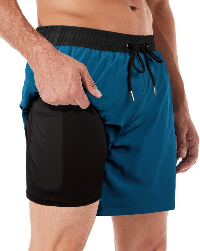 Men s Swimsuit with Compression Lining