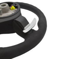 Volante para BMW Serie 1-7 E90/F30/F10/M3/M4/M5/M2 328i/335i M Sport/M Performance, Personalizado, Completamente en Cuero/Alcántara
