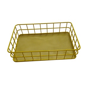 现代金属丝布粉末涂层立式多功能书籍收纳架 - Product Image 1