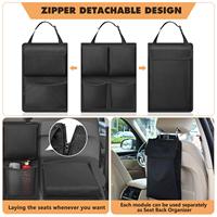 Organisateur de voiture personnalisé en gros sac poubelle pliable boîte de rangement de coffre Solution de rangement de voiture polyvalente