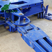 Remorque surbaissée robuste 32 lignes pour camion, capacité 180-200 tonnes, semi-modulaire