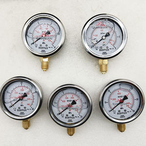 診断ツール 油圧ゲージ 5つのゲージとT継手付き 掘削機油圧テストキット用 - Product Image 2