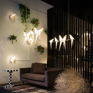 โคมไฟระย้าอะคริลิครูปน<span class=keywords><strong>ก</strong></span>แบบทันสมัยไฟ LED ห้อยสำหรับร้านอาหาร - Product Image 4