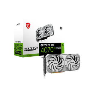 2024 ใหม่ <span class=keywords><strong>MSI</strong></span> <span class=keywords><strong>RTX</strong></span> <span class=keywords><strong>4070</strong></span> <span class=keywords><strong>Ti</strong></span> SUPER 16G <span class=keywords><strong>VENTUS</strong></span> 2X สีขาวปิดผนึกแพคเกจการ์ดเกม GPU <span class=keywords><strong>RTX</strong></span> <span class=keywords><strong>4070</strong></span> Super - Product Image 1