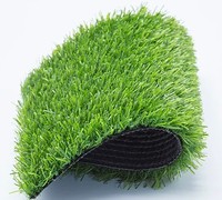 Gazon artificiel de Qingdao pour toiture, simulation d'herbe en plastique, décoration extérieure, tapis de loisirs pour football, maternelle, PP+PE