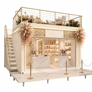 Quiosco de Venta al por Menor en Contenedor Desplegable Elegante de 20 pies, Stand de Exhibición Móvil Modular, Tienda Prefabricada en Contenedor para Marcas de Belleza y Estilo de Vida - Product Image 3