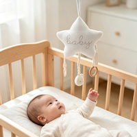 Mainan Gantung Hewan Hutan OEM ODM untuk Bayi, Dilengkapi Tali Tarik, Dekorasi Tempat Tidur, Mainan Penenang untuk Bayi Baru Lahir, Hadiah untuk Bayi Usia Satu Bulan