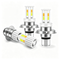 Ampoule de phare LED COB-6SMD H7 H11 Jaune Blanc Double Couleur Feux de Croisement et de Route Feux Antibrouillard