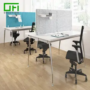 Padrão Europeu Eco-friendly 100% PET Poliéster Painel Acústico Soundproof Modern Acústico Desk Screen