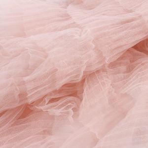 Tissu en <span class=keywords><strong>tulle</strong></span> plissé froissé 100 % polyester, design économique, vente en gros, pour robe de mariage de petite fille, <span class=keywords><strong>jupe</strong></span> à étages - Product Image 5