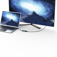Adaptateur USB C vers HDTV 4K60Hz, convertisseur vidéo Type-C mâle vers HDTV femelle pour ordinateur portable, MacBook, PC