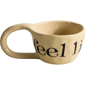 Nouveau style ins anglais personnalité créative grandes oreilles marque <span class=keywords><strong>tasse</strong></span> en céramique vintage maison haute apparence niveau <span class=keywords><strong>tasse</strong></span> à boire - Product Image 1