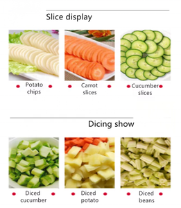 Machines de découpe et de tranchage industrielles <span class=keywords><strong>pour</strong></span> légumes : choux-fleurs, plantains, pommes de terre, curcuma, oignons, manioc, carottes, aubergines <span class=keywords><strong>en</strong></span> <span class=keywords><strong>julienne</strong></span> - Product Image 5