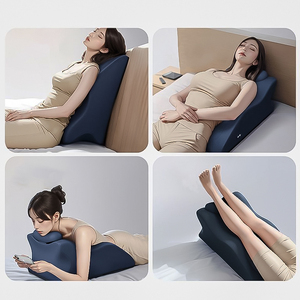 Almohada de Lujo de Doble Capa para Parejas, Funda de Bambú Transpirable, Espuma de Grado Médico, para Siesta en la Oficina, Lectura, Momentos de Bienestar - Product Image 3