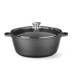 Cazuela Antiadherente Negra HENDI de 7.5L, 387x310x(H)130mm, para Hornear en Horno - Product Image 1