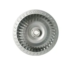 Galvanizado rebitado multi-asa vento roda dianteira inclinação centrífuga ventilador impulsor fábrica entrega direta 190 mm prata ac 220v