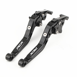 Livraison gratuite moto cnc aluminium anodisé <span class=keywords><strong>levier</strong></span> de <span class=keywords><strong>frein</strong></span> d'embrayage pliant pièces d'extension pour Honda PCX160 PCX 160 2021-2023 - Product Image 1