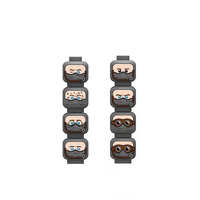 Accessoires d'expression faciale pour figurines de construction MOC - Soldat allemand, Soldat fantôme masqué blessé - Pièces de modèle de blocs de construction jouet