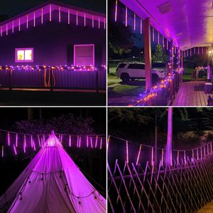 Năng lượng mặt trời <span class=keywords><strong>LED</strong></span> Đèn giáng sinh ngoài trời Vườn <span class=keywords><strong>Meteor</strong></span> Shower Đèn chuỗi trang trí nội thất cho các bên ánh sáng hiển thị - Product Image 6