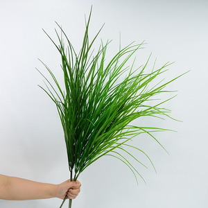 Plantes artificielles Dongchen Crafts, roseaux verts en plastique, longues branches, décoration intérieure, ornement végétal - Product Image 1