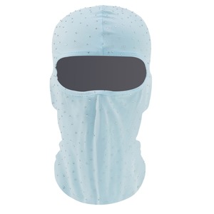 Passamontagna Nero con Strass Taglia Unica, Completamente Decorato, Maschera da Sci alla Moda Stile Rapper Bling - Product Image 3